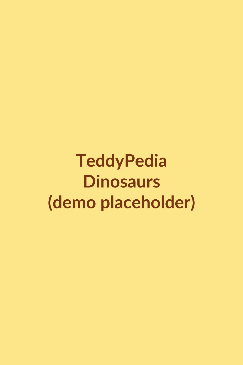 Dinosaurs