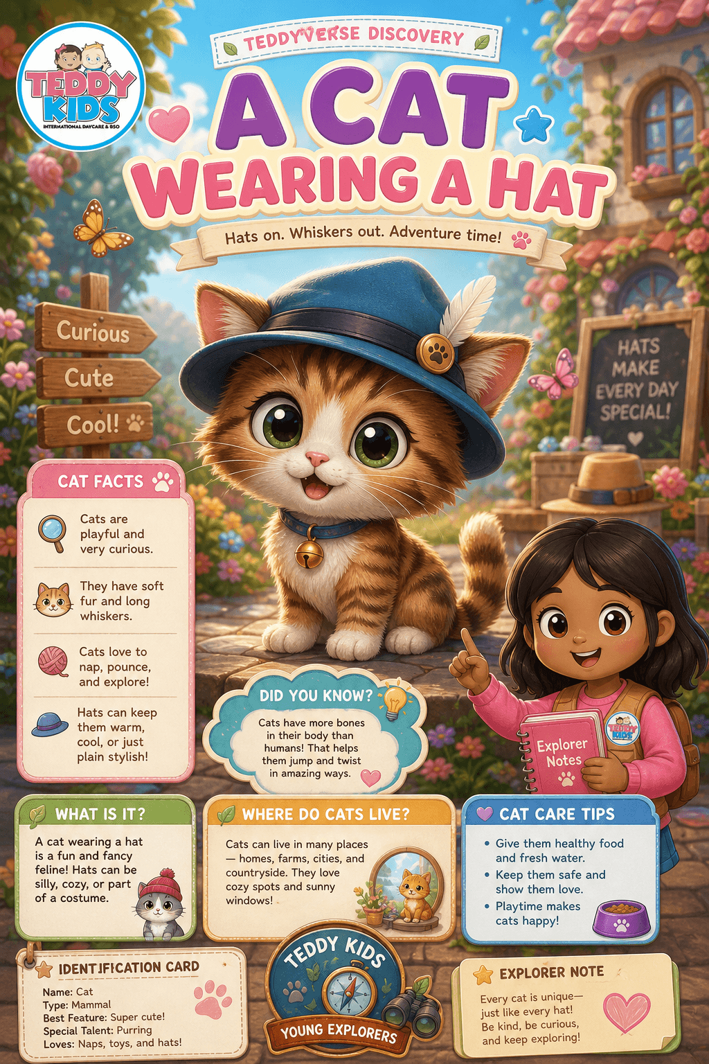 A Cat Wearing A Hat