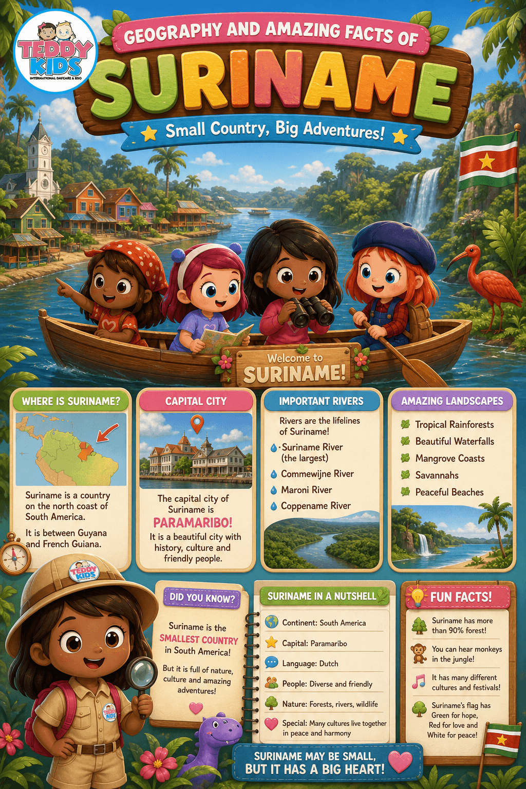 Geography And Amazing Facts Of Suriname