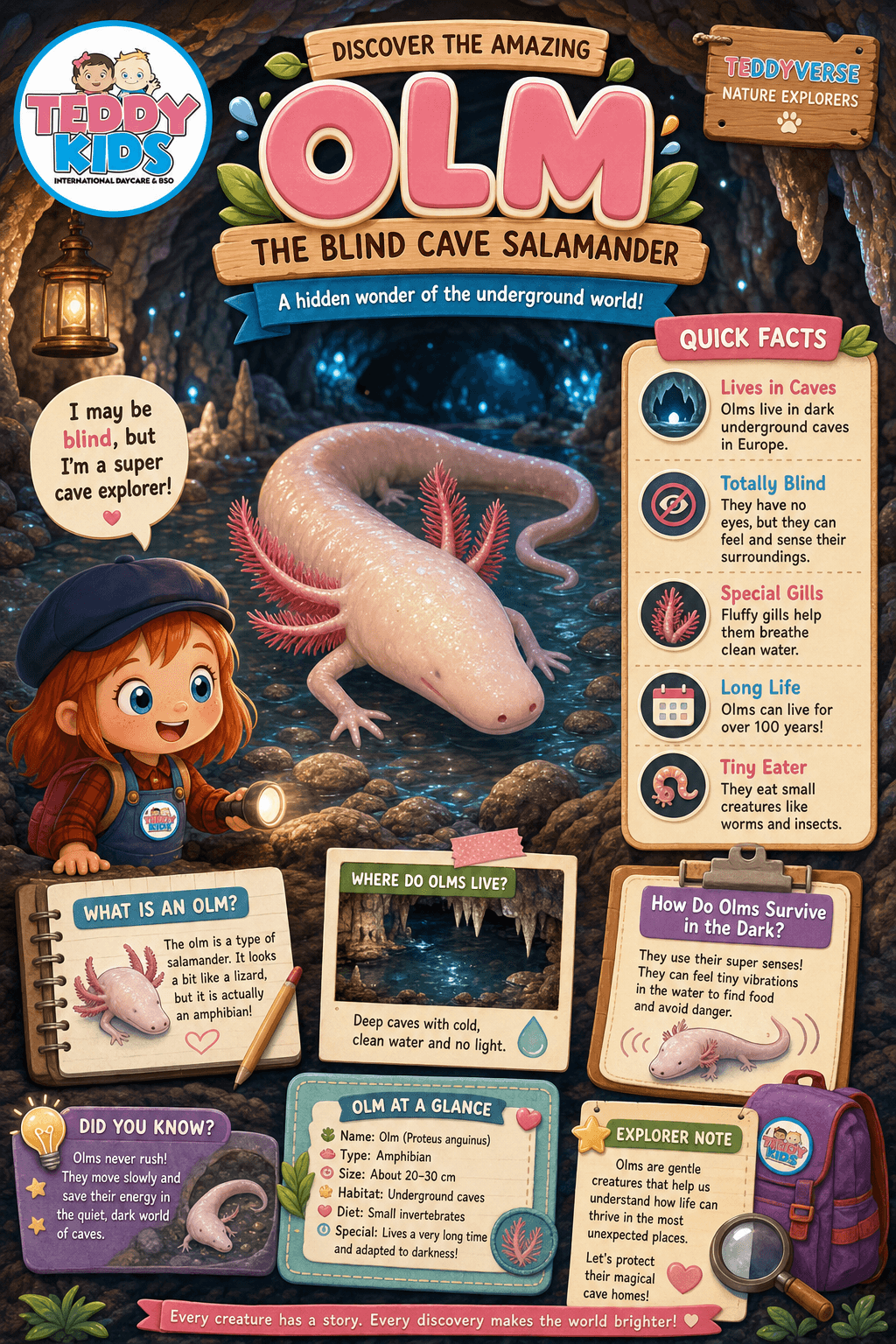 Olm (Blind Cave Salamander)