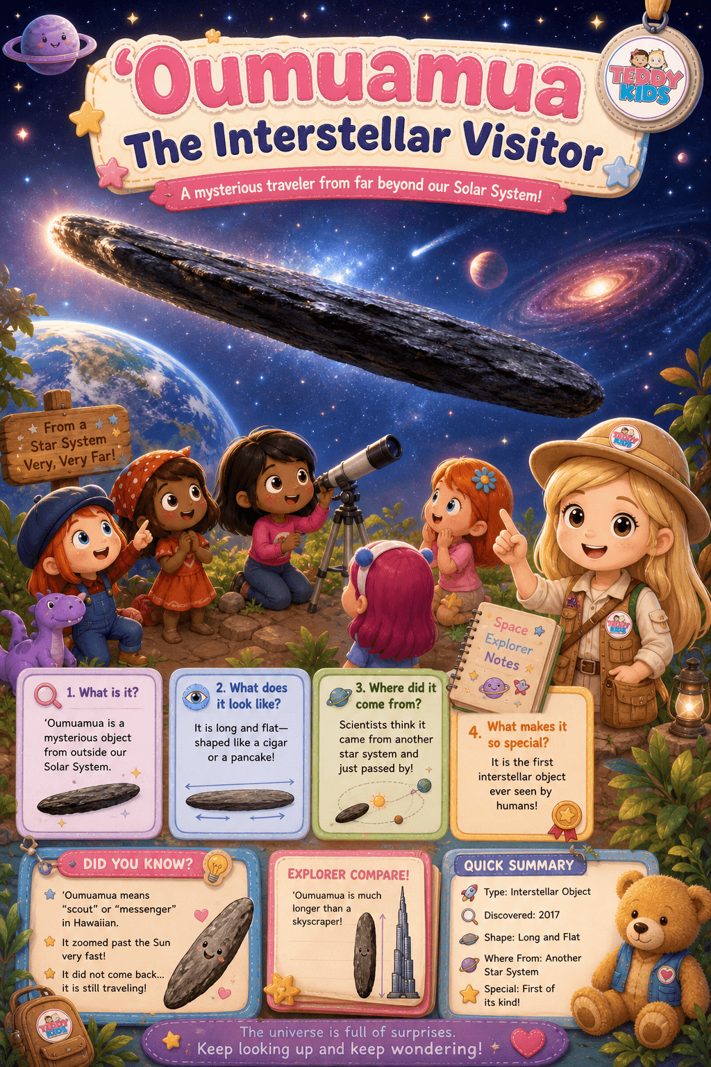 ʻOumuamua — The Interstellar Visitor