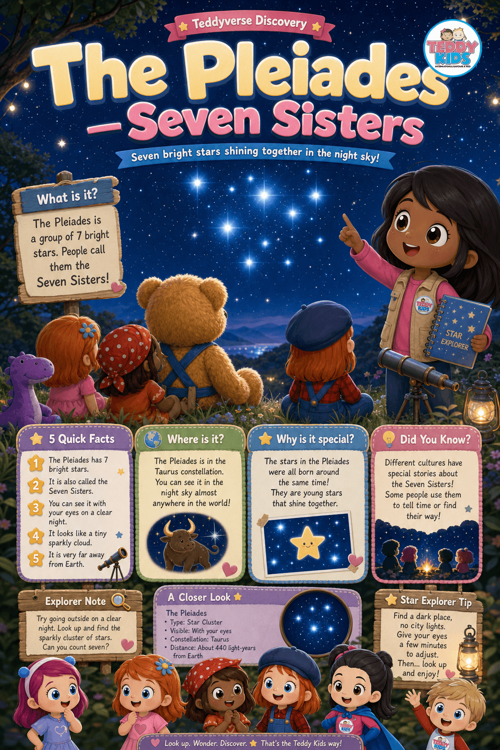 The Pleiades — Seven Sisters