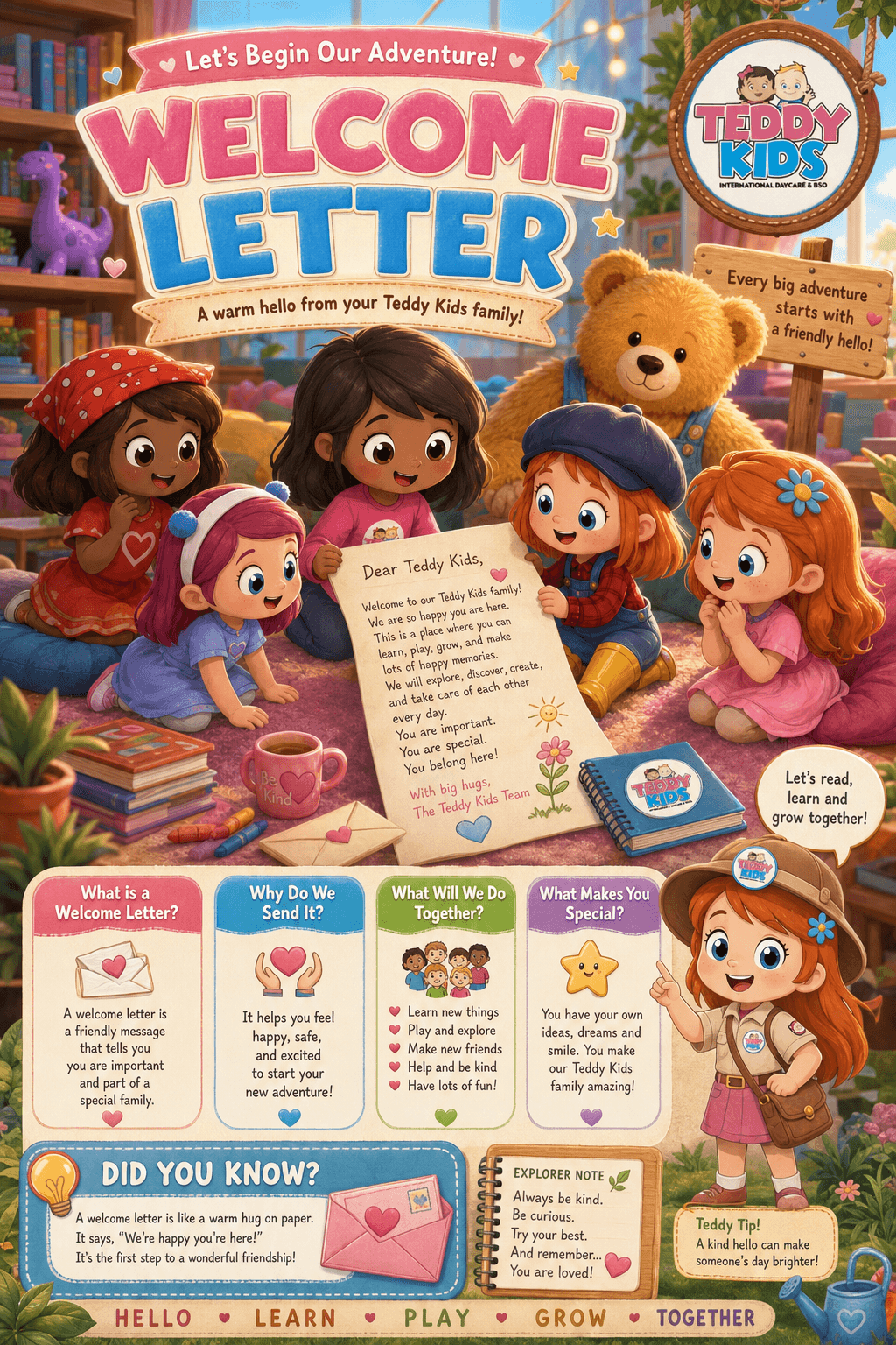 Welcome Letter
